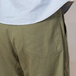 Trousers|OrSlow Herringbone Fatigue Pants - Green