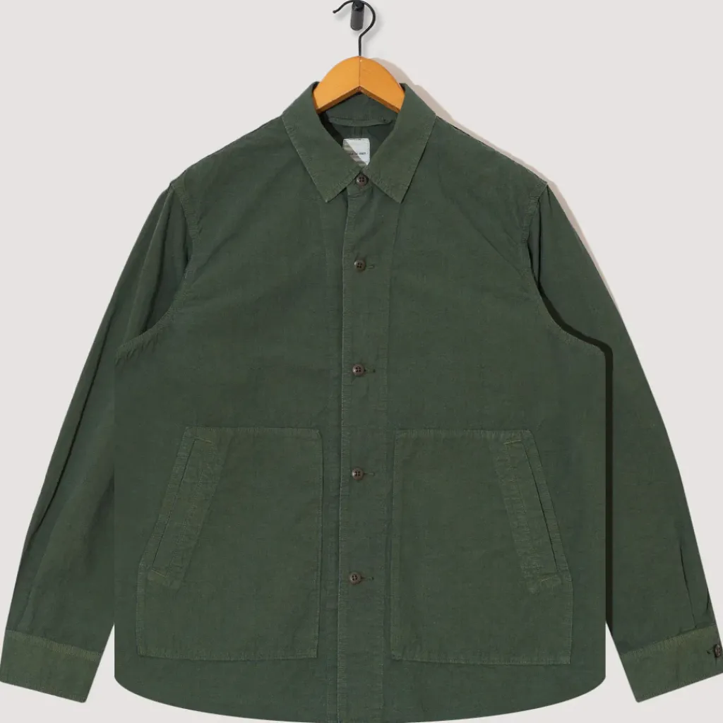 Jackets|Sage De Cret High Density Shirt Jacket - Olive