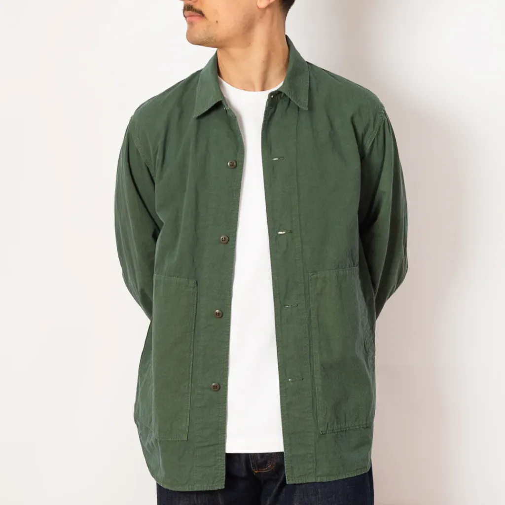 Jackets|Sage De Cret High Density Shirt Jacket - Olive