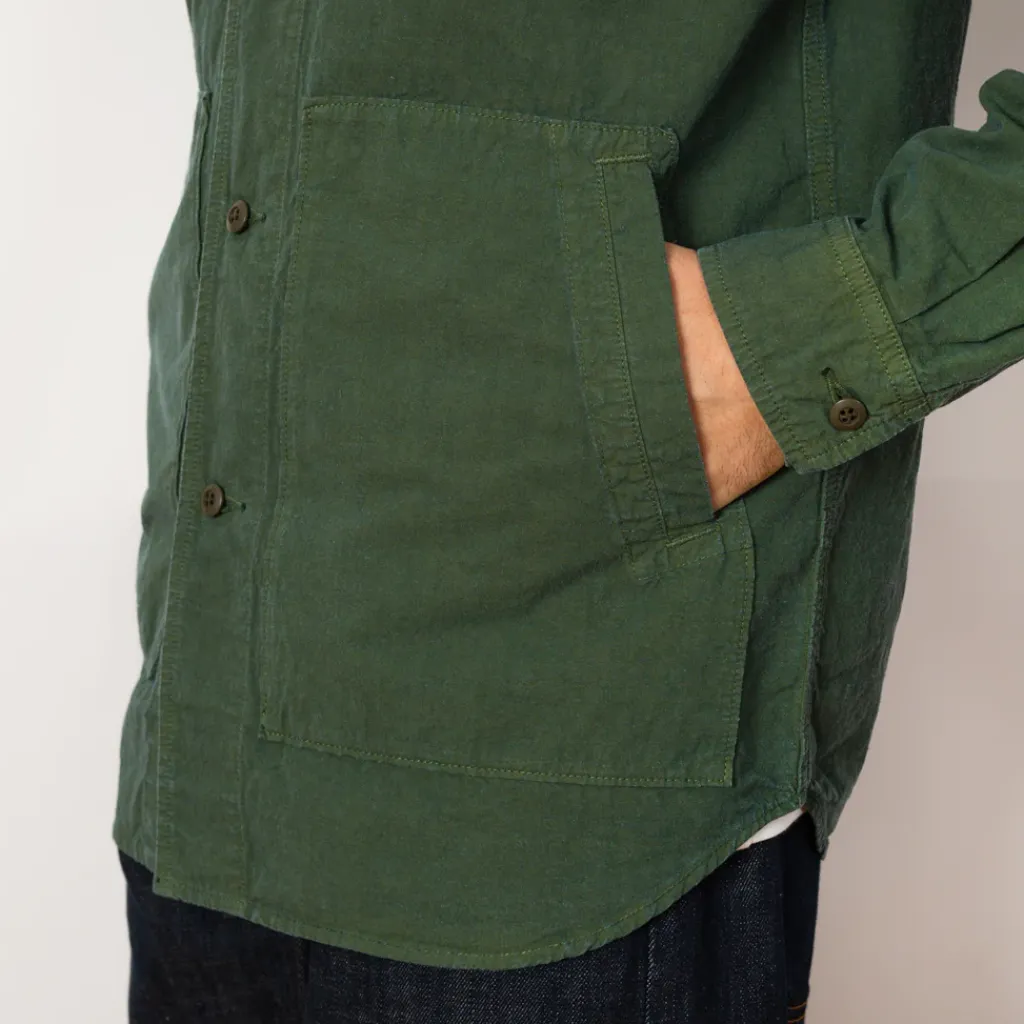 Jackets|Sage De Cret High Density Shirt Jacket - Olive