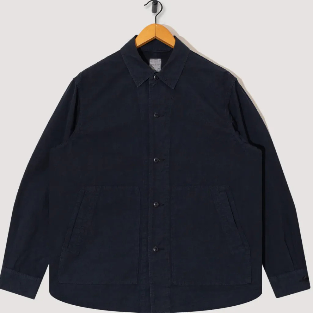 Jackets|Sage De Cret High Density Shirt Jacket - Navy