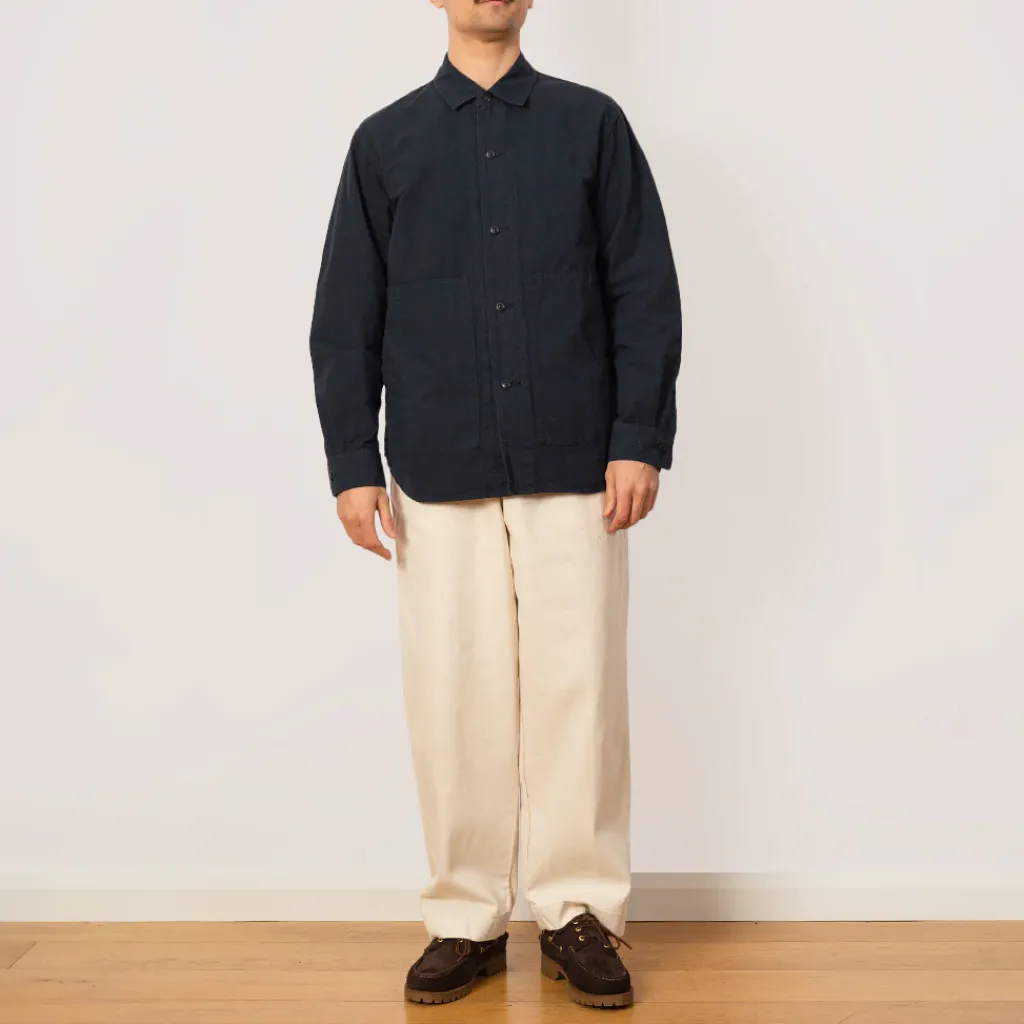 Jackets|Sage De Cret High Density Shirt Jacket - Navy