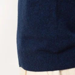 Knitwear|Howlin High Pressure Zip Knit - Navy Mix