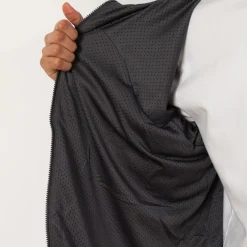 Jackets|Pop Trading Company Hooded O Jacket - Charcoal