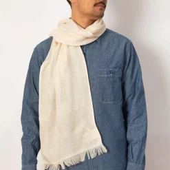 Gloves & Scarves|Beams Japan Imabari Scarf - Natural