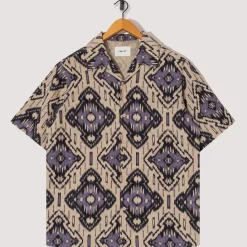 Shirts|NN07 Julio Shirt 5396 - Violet Ikat