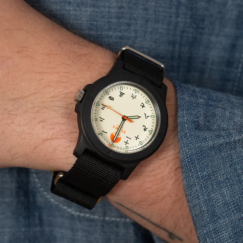 Watches|Beams Japan Kanji Watch - Black