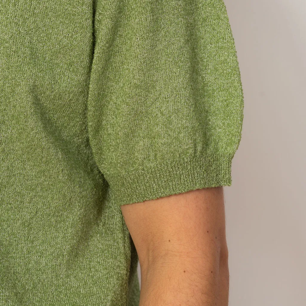 Knitwear|Beams Plus Knit Boucle Polo - Olive