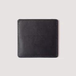 Wallets|Visvim Leather Card Case - Black