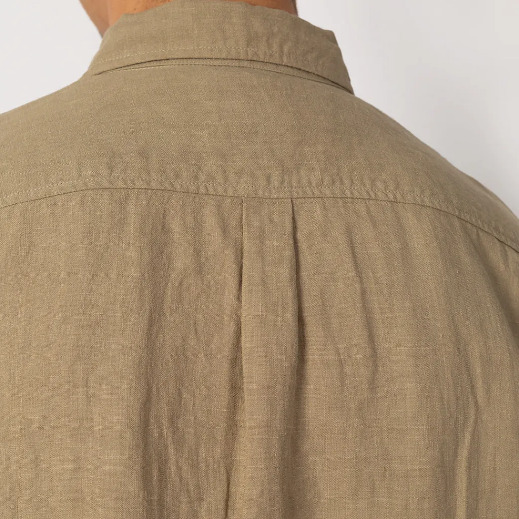 Shirts|Kapital Linen Clip Shirt - Beige