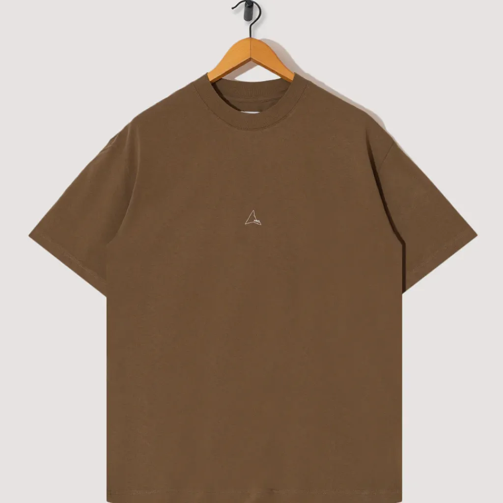 T-Shirts|Roa Logo T-Shirt - Brown Olive