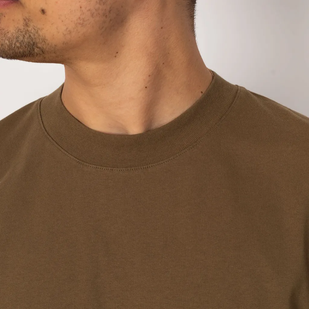T-Shirts|Roa Logo T-Shirt - Brown Olive