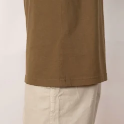 T-Shirts|Roa Logo T-Shirt - Brown Olive