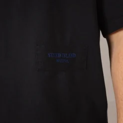 T-Shirts|Stone Island Marina Logo T-Shirt - Navy Blue (V0020)