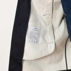 Jackets|Stone Island Long Mac - Navy Blue (V0020)