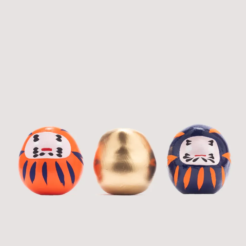 Lifestyle|Beams Japan Lucky Charm Doll Petit Set - Gold/Orange/Navy