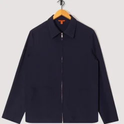 Shirts|Barena Marafon Folco Overshirt - Navy