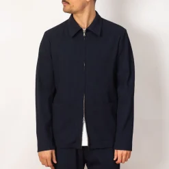 Shirts|Barena Marafon Folco Overshirt - Navy