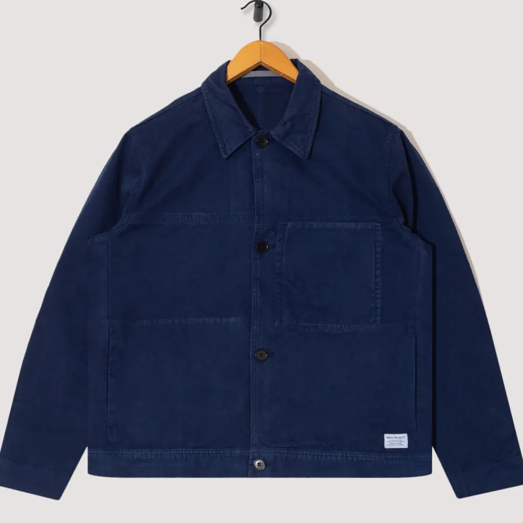 Shirts|Norse Projects Marcus Canvas Overshirt - Workwear Blue