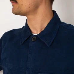 Shirts|Norse Projects Marcus Canvas Overshirt - Workwear Blue