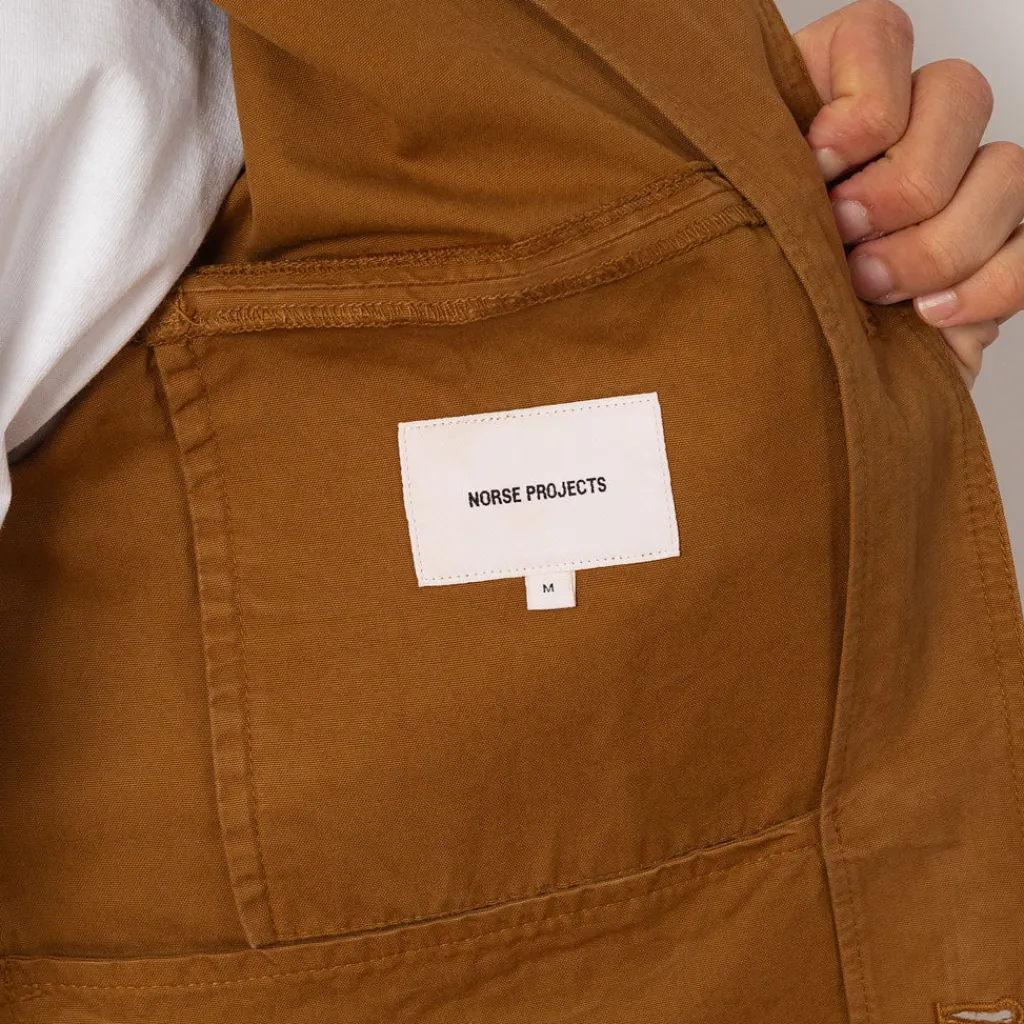 Shirts|Norse Projects Marcus Canvas Overshirt - Duck