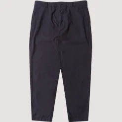Trousers|Universal Works Military Chino - Navy Seersucker
