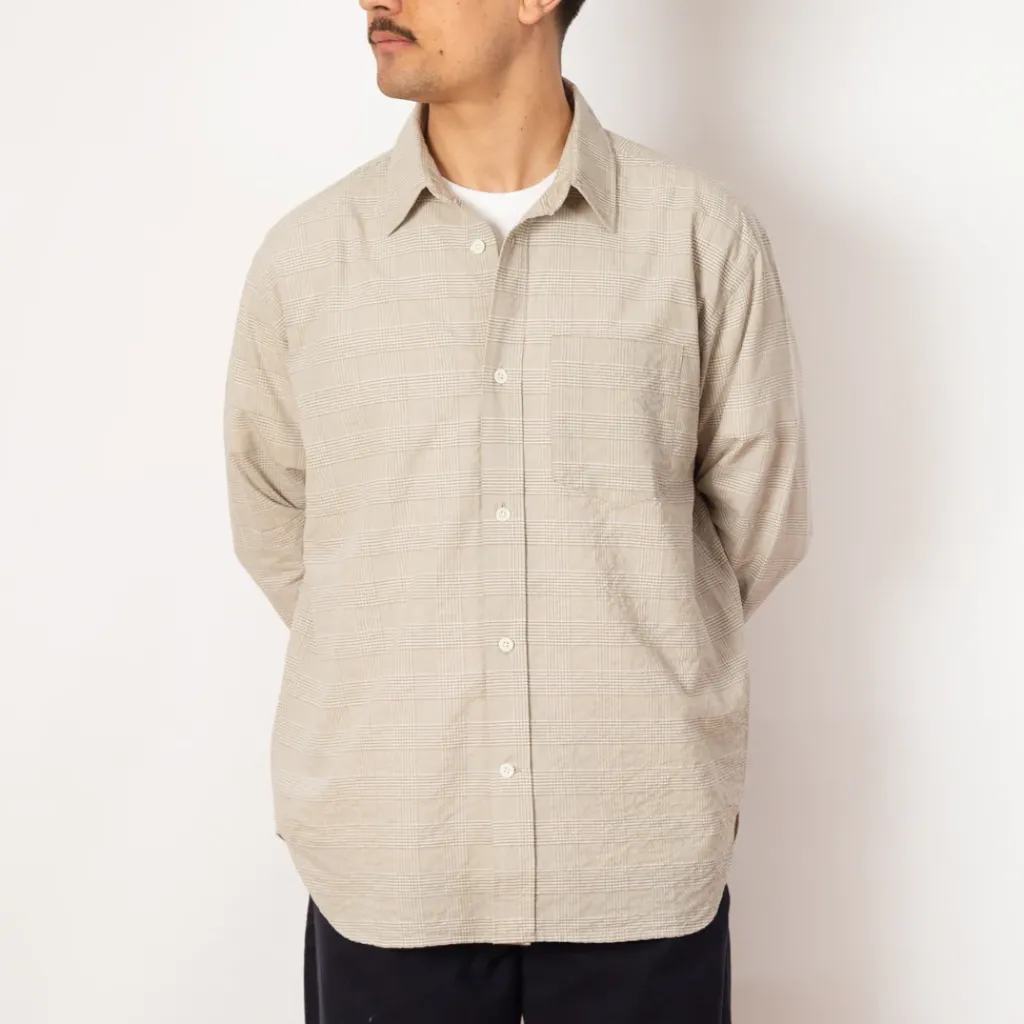 Shirts|Norse Projects Mo Oversized Check Shirt - Heathland Brown