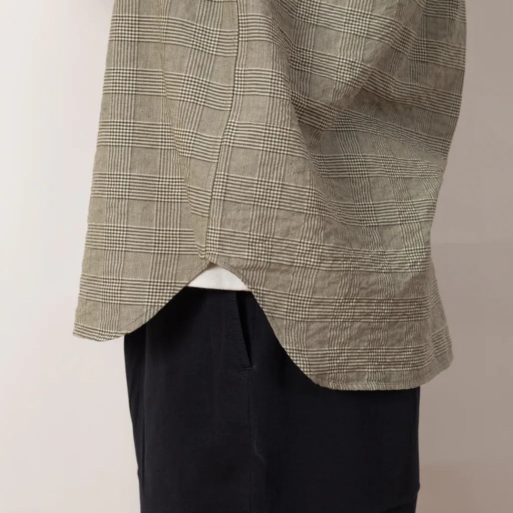 Shirts|Norse Projects Mo Oversized Check SS Shirt - Moss Green