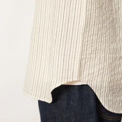 Shirts|Norse Projects Mo Oversized Stripe Shirt - Chestnut