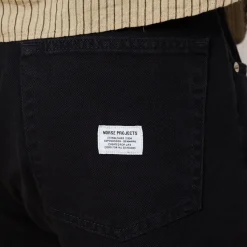 Trousers|Norse Projects Mogens Relaxed 5 Pocket Heavy Twill Trousers - Dark Navy