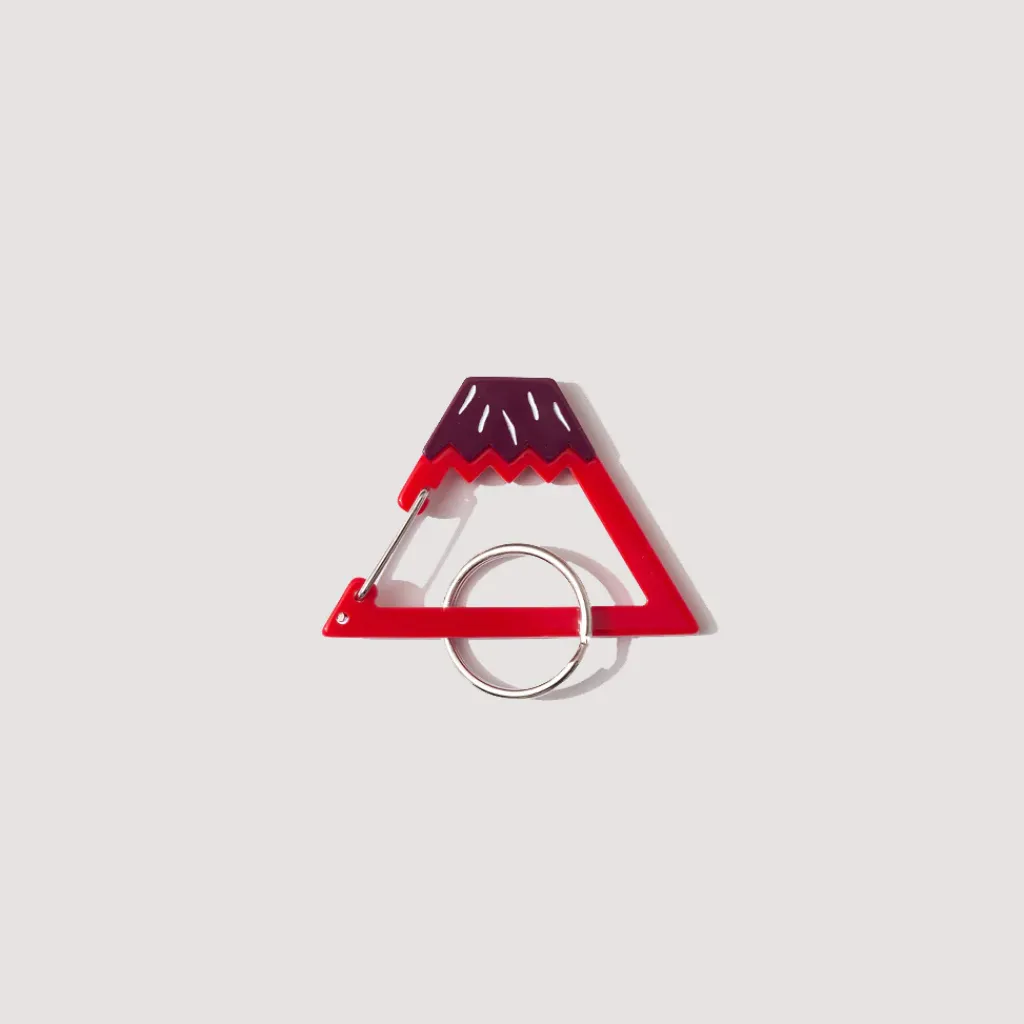 Lifestyle|Beams Japan Mount Fuji Keychain - Red