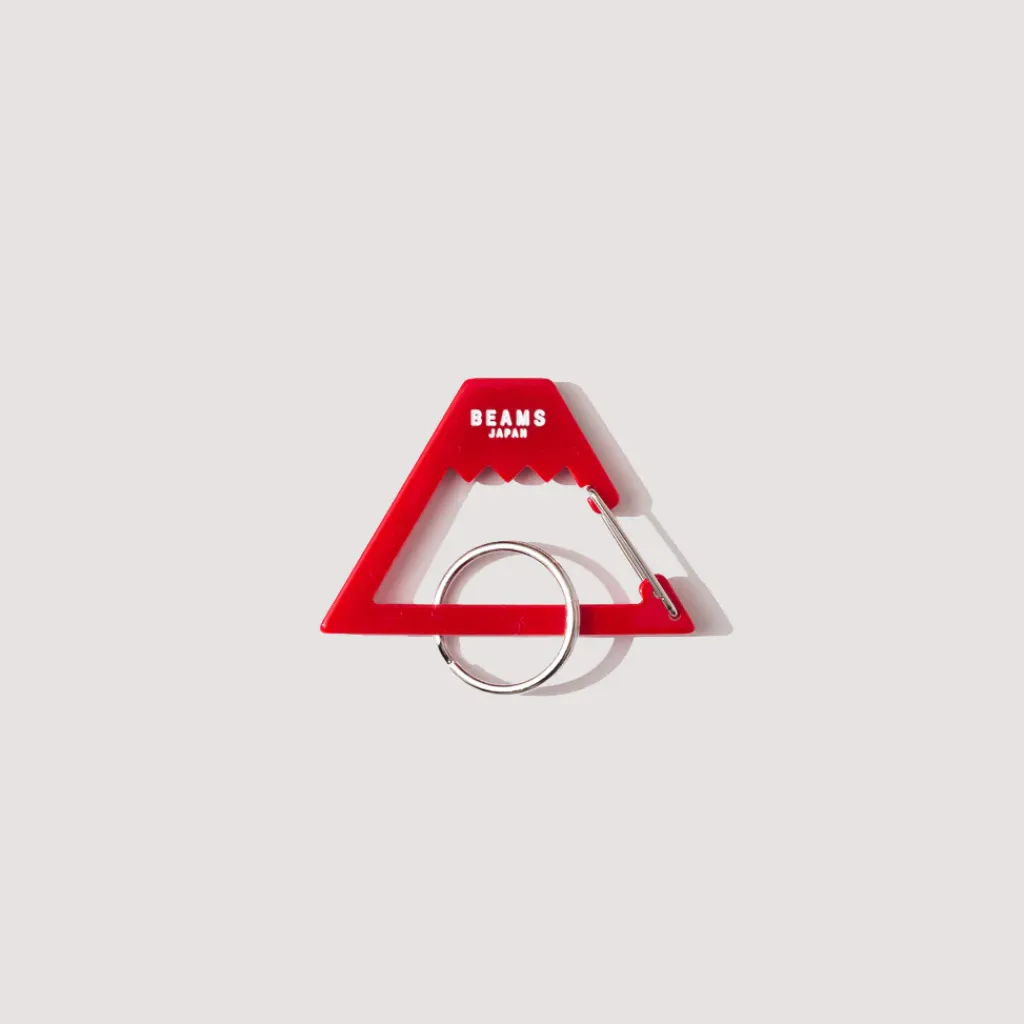 Lifestyle|Beams Japan Mount Fuji Keychain - Red