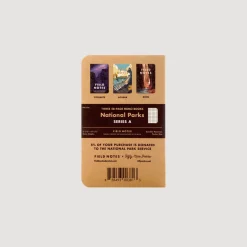 Lifestyle|Field Notes National Parks 3-Pack - Yosemite/Acadia/Zion