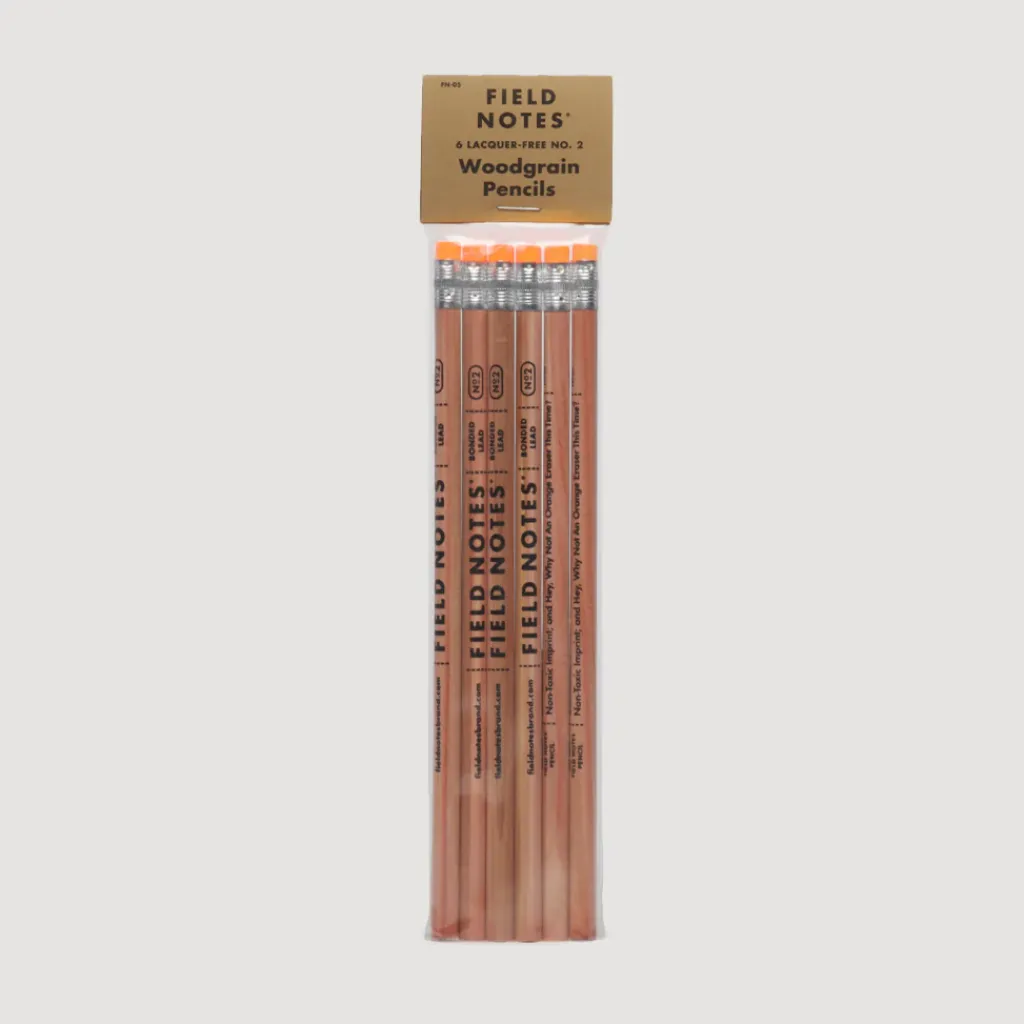 Lifestyle|Field Notes No.2 Woodgrain Pencil 6-Pack