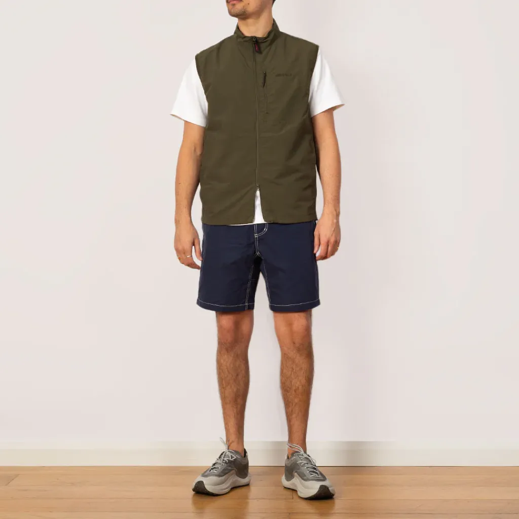 Jackets|Gramicci Nylon Vest - Deep Olive