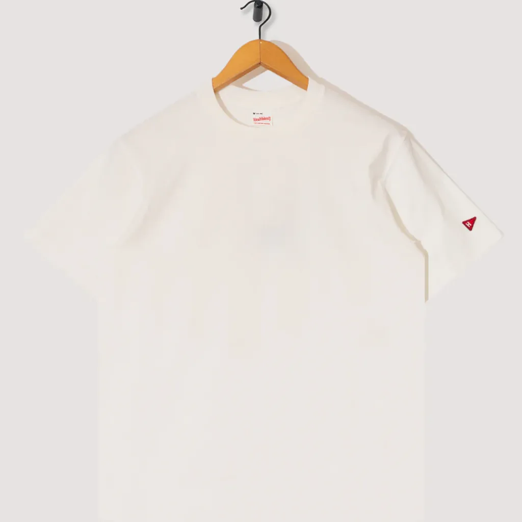 T-Shirts|Healthknit Open-End Dry Jersey Crewneck S/S - Off White
