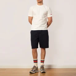 T-Shirts|Healthknit Open-End Dry Jersey Crewneck S/S - Off White