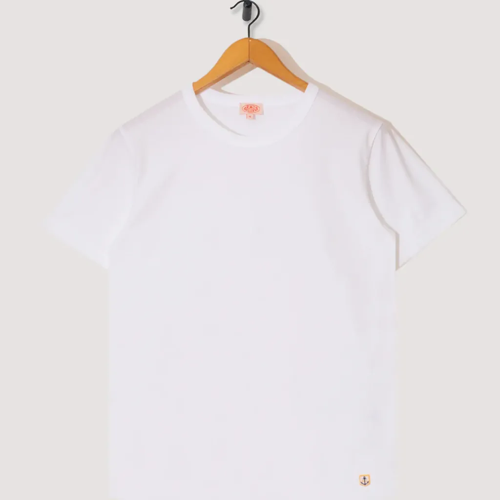 T-Shirts|Armor Lux Organic Lightweight Heritage T-Shirt - Blanc