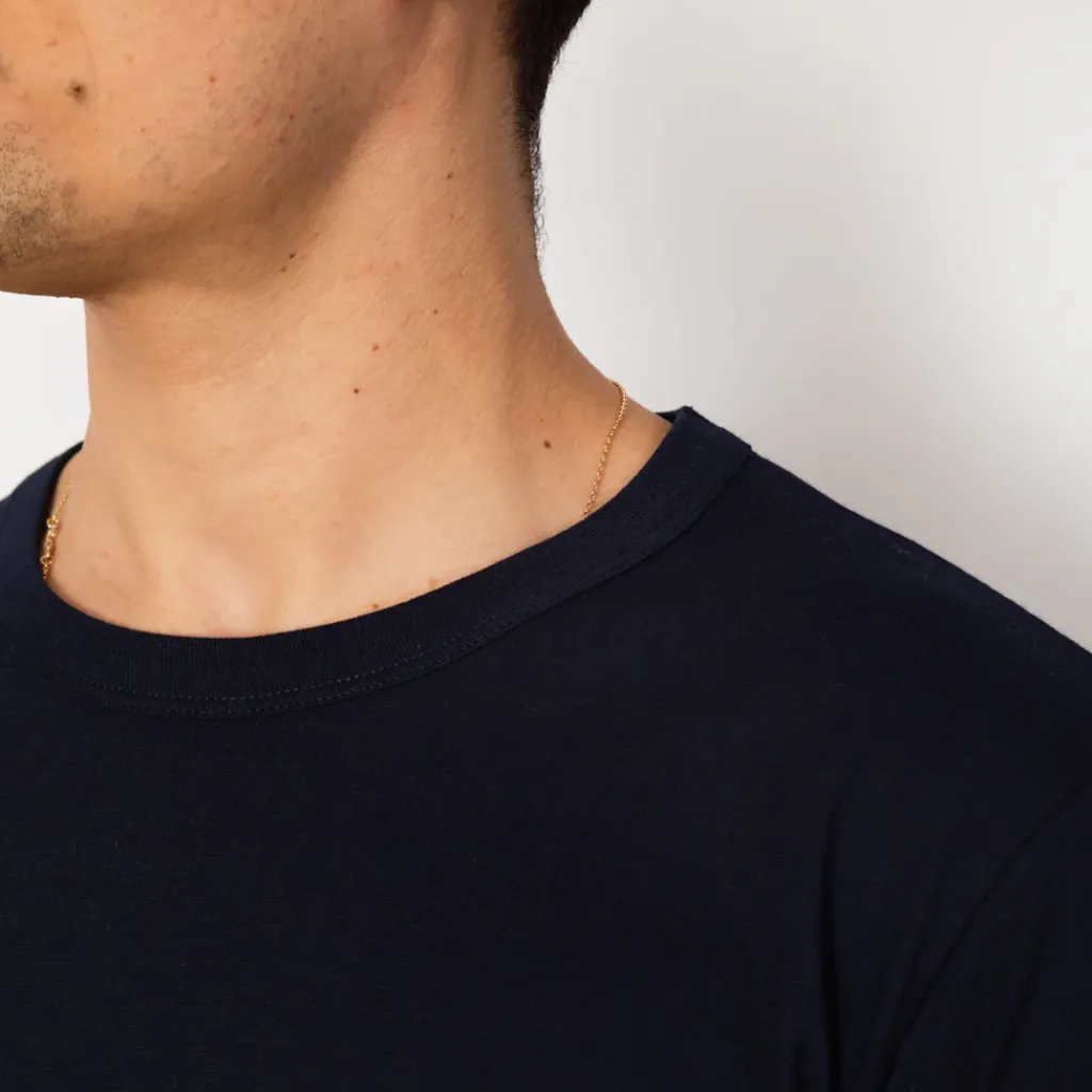 T-Shirts|Armor Lux Organic Lightweight Heritage T-Shirt - Marine Deep