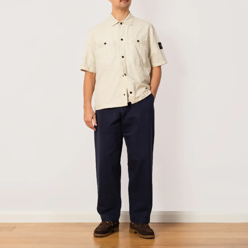 Shirts|Stone Island Overshirt S/S - Sand (V0195)