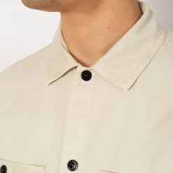 Shirts|Stone Island Overshirt S/S - Sand (V0195)