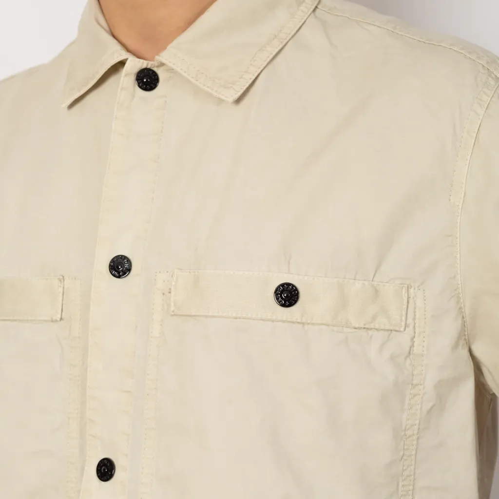 Shirts|Stone Island Overshirt S/S - Sand (V0195)
