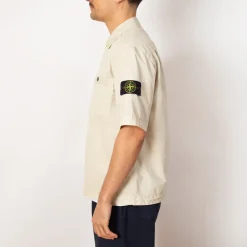 Shirts|Stone Island Overshirt S/S - Sand (V0195)