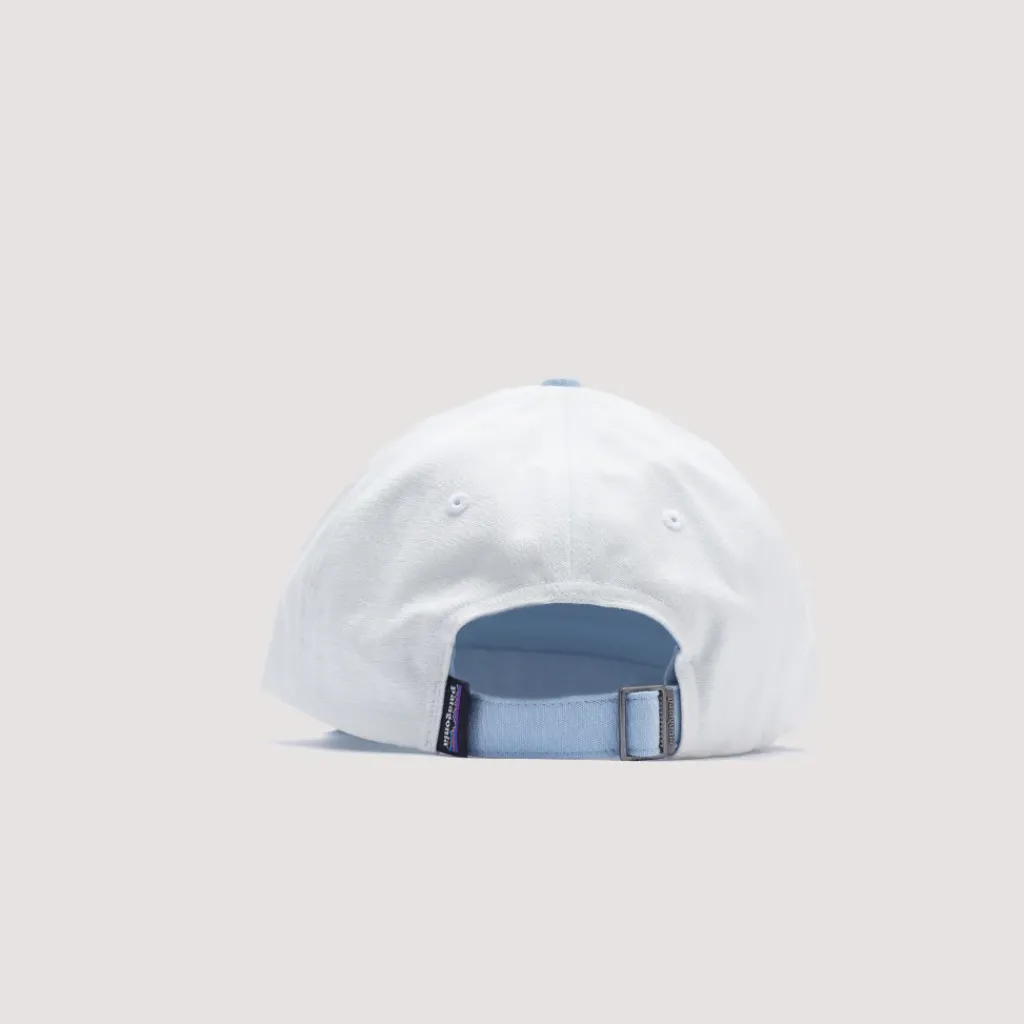Headwear|Patagonia P-6 Label Trad Cap - Birch White Fleck Blue