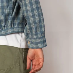 Jackets|Taiga Takahashi Palaka Jacket - Discharged Indigo Plaid