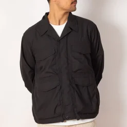 Jackets|Universal Works Parachute Field Jacket - Black