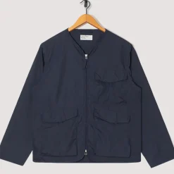 Jackets|Universal Works Parachute Liner Jacket - Navy