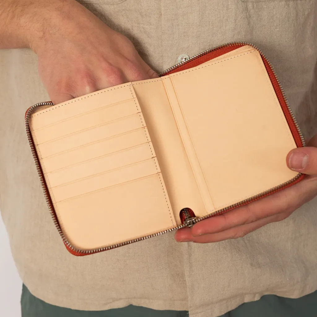 Lifestyle|Hender Scheme Passport Wallet - Orange
