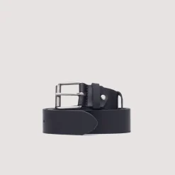 Belts|Nudie Jeans Pedersson Leather Belt - Black
