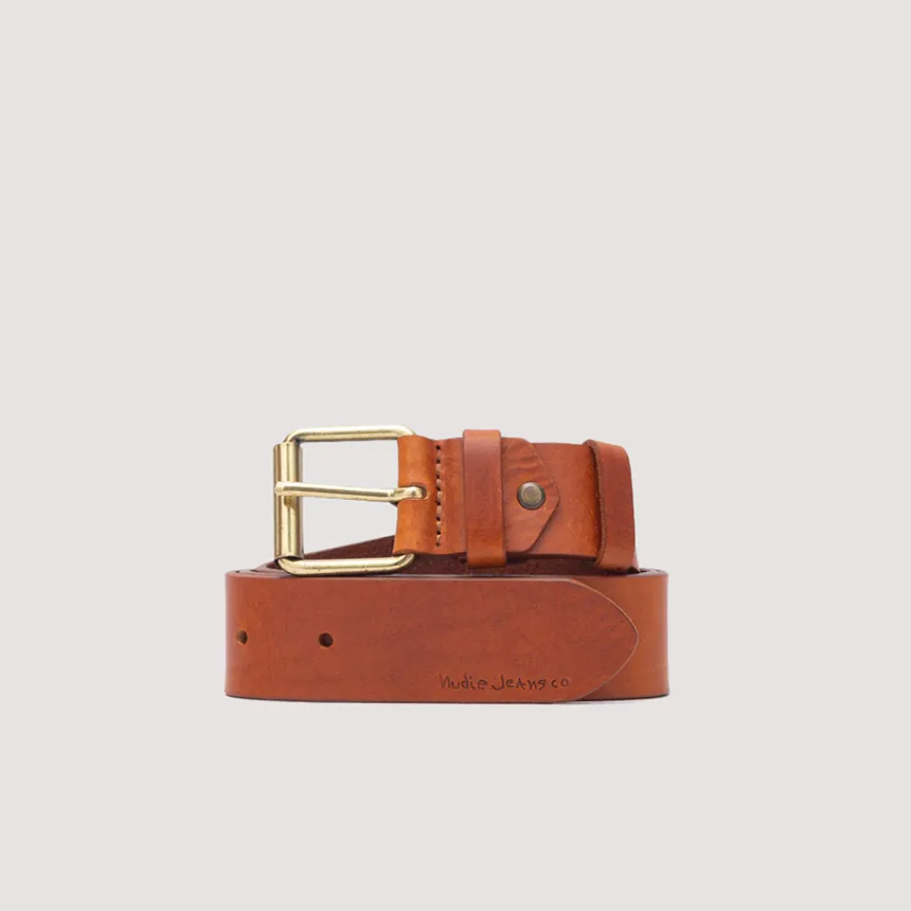 Belts|Nudie Jeans Pedersson Leather Belt - Toffee Brown